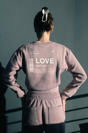 Moletom Crop LOVE