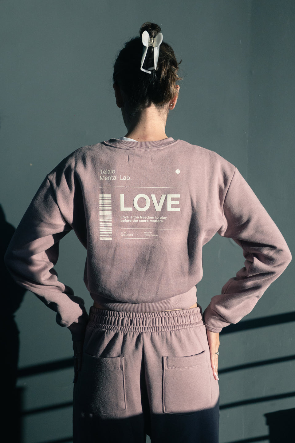 Moletom Crop LOVE