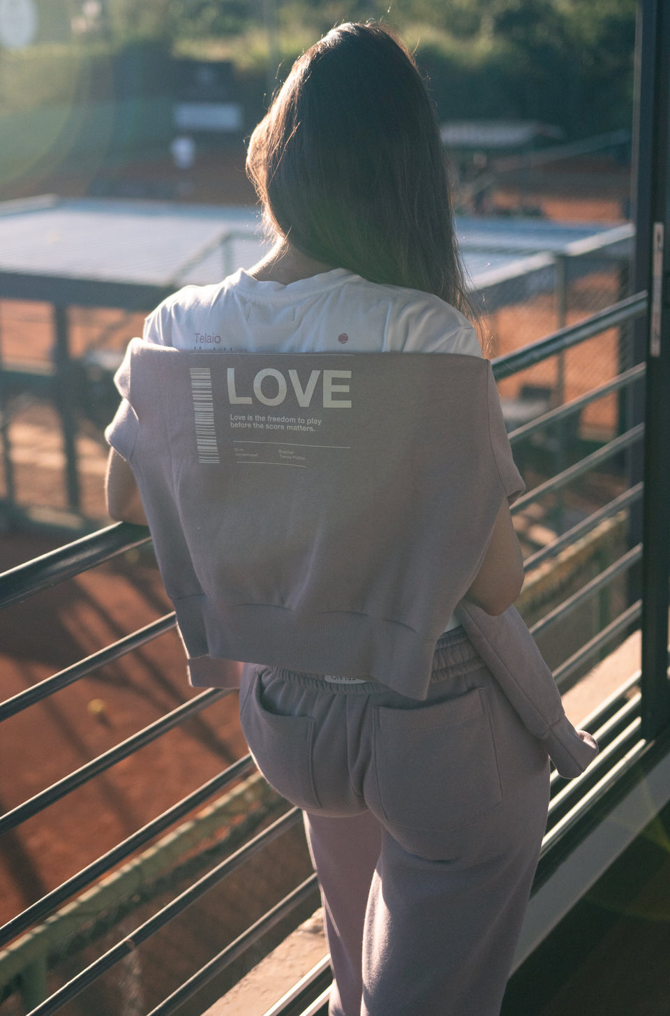 Moletom Crop LOVE