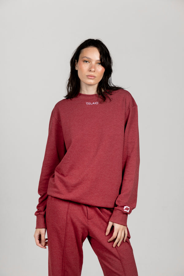 Moletom Tiss Velvet Rouge