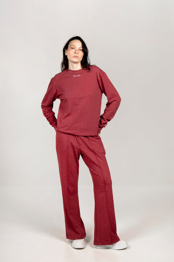 Calça Avra Velvet Rouge