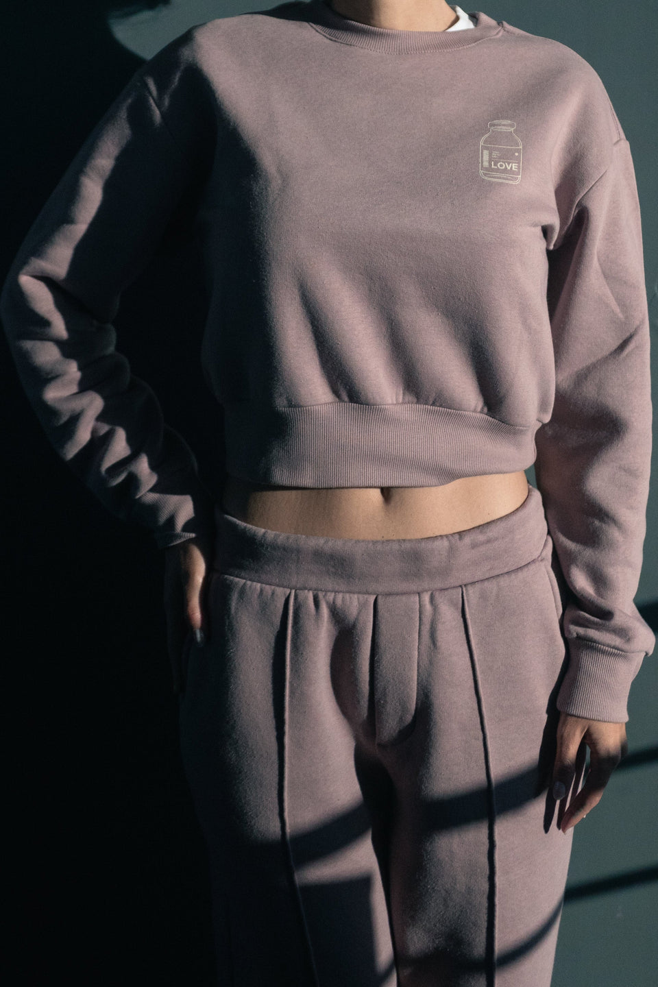 Moletom Crop LOVE