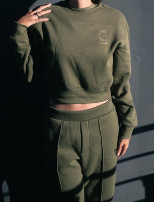 Moletom Feminino Crop SERVE