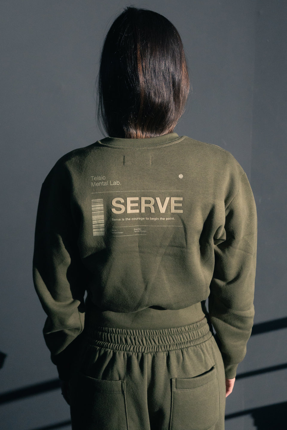 Moletom Feminino Crop SERVE