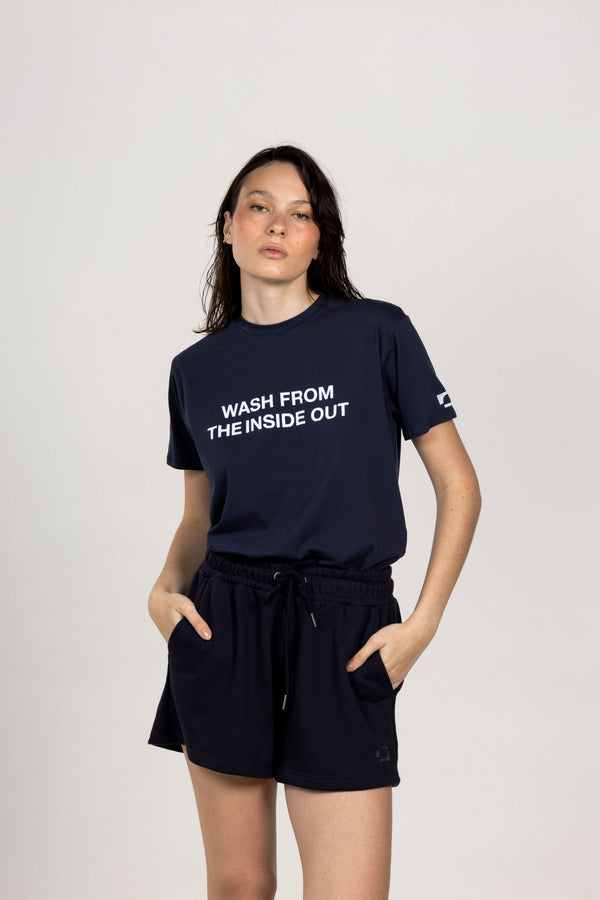 Camiseta Essere Blu Marino